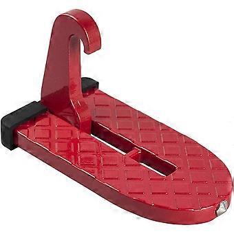 Car Doorstep Foot Pegs Folding Ladder U Shaped Hook Pedal Easy Access to Rooftop with Safety Hammer Function Car Accessories for SUV, RV,Off-Road Vehi