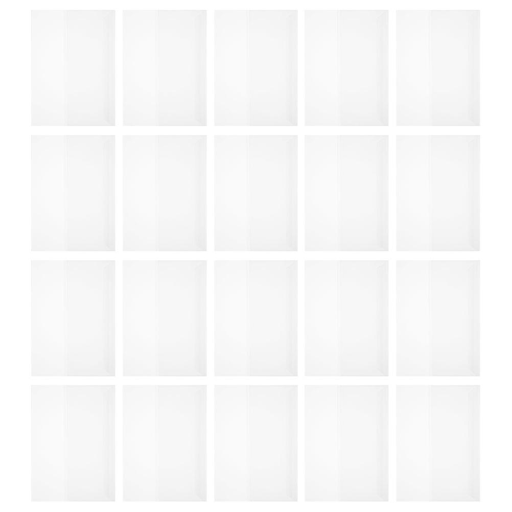 Waterproof Clear Book Covers for Protection 80Pcs Pack