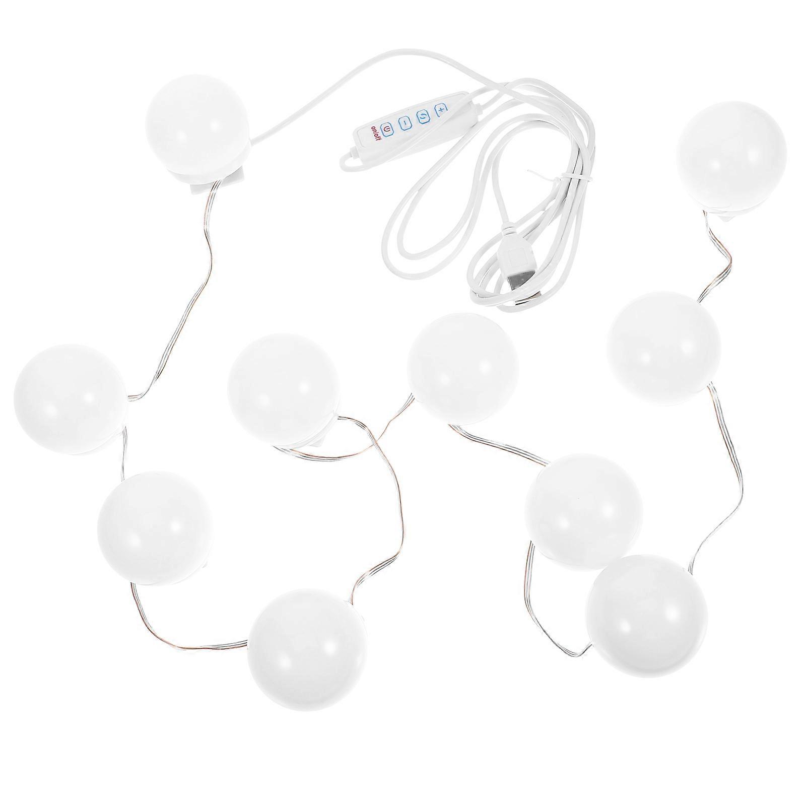 Vanity Light Mirror Lamp for Makeup Use 10Pcs USB Brightness Adjustable