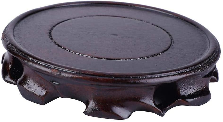 Möbler Trä Display Stand Utility Tekanna Vas Bonsai Base, 10cm (innerdiameter)