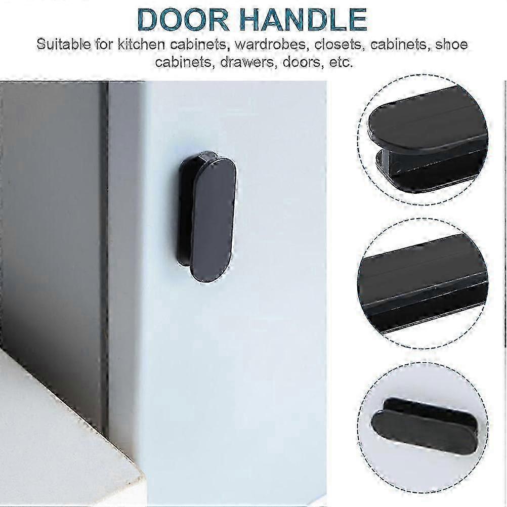 6 Pcs Sliding Door Handle Drawer Knobs Self Stick Knobs Cabinet Pulls Sticky Cupboard Knobs Instant Cabinet Drawer Cupboard Knob