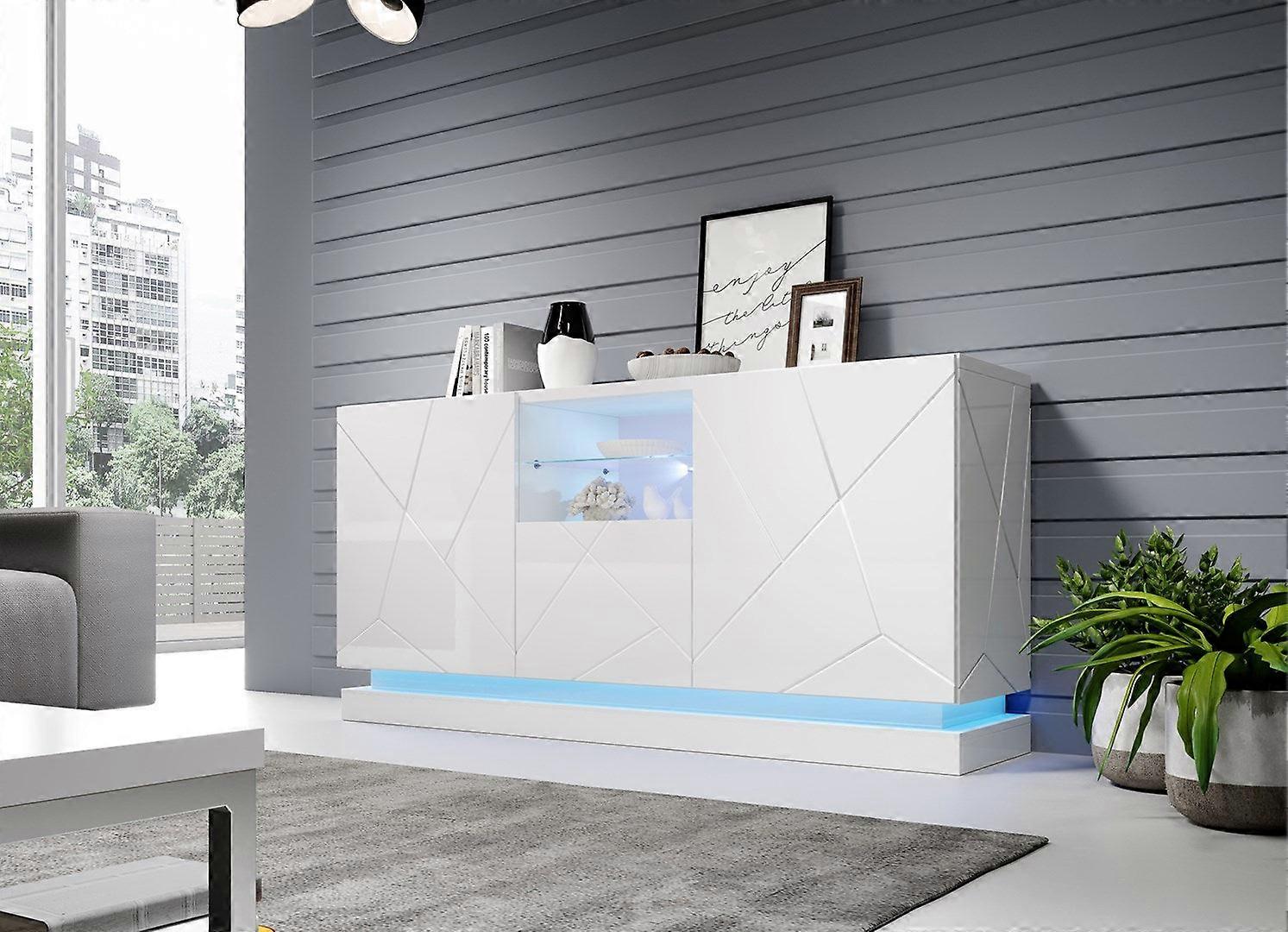 Kommodelampe Qiu 2d1k Blå