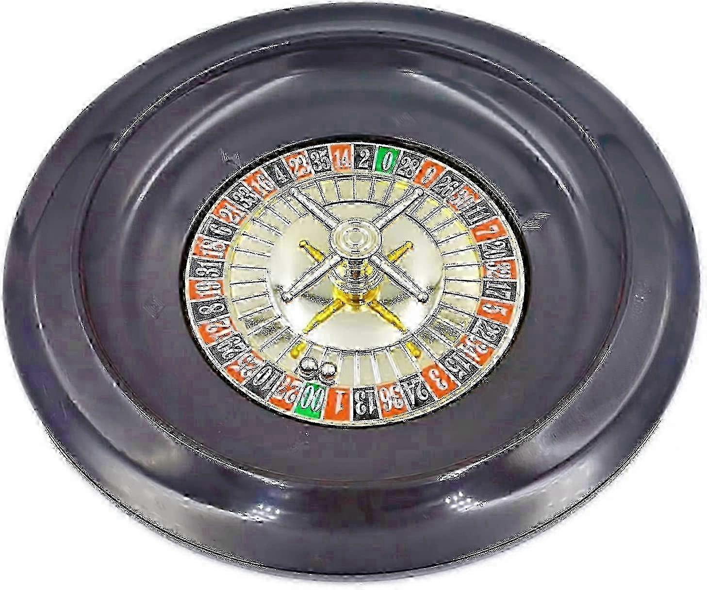 Jogo de roleta estilo cassino de 10 polegadas para festas em casa e decoração de mesa