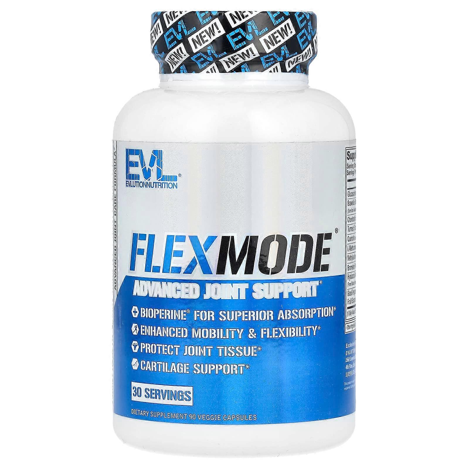 EVLution Nutrition, FlexMode, Advanced Joint Support, 90 Capsules