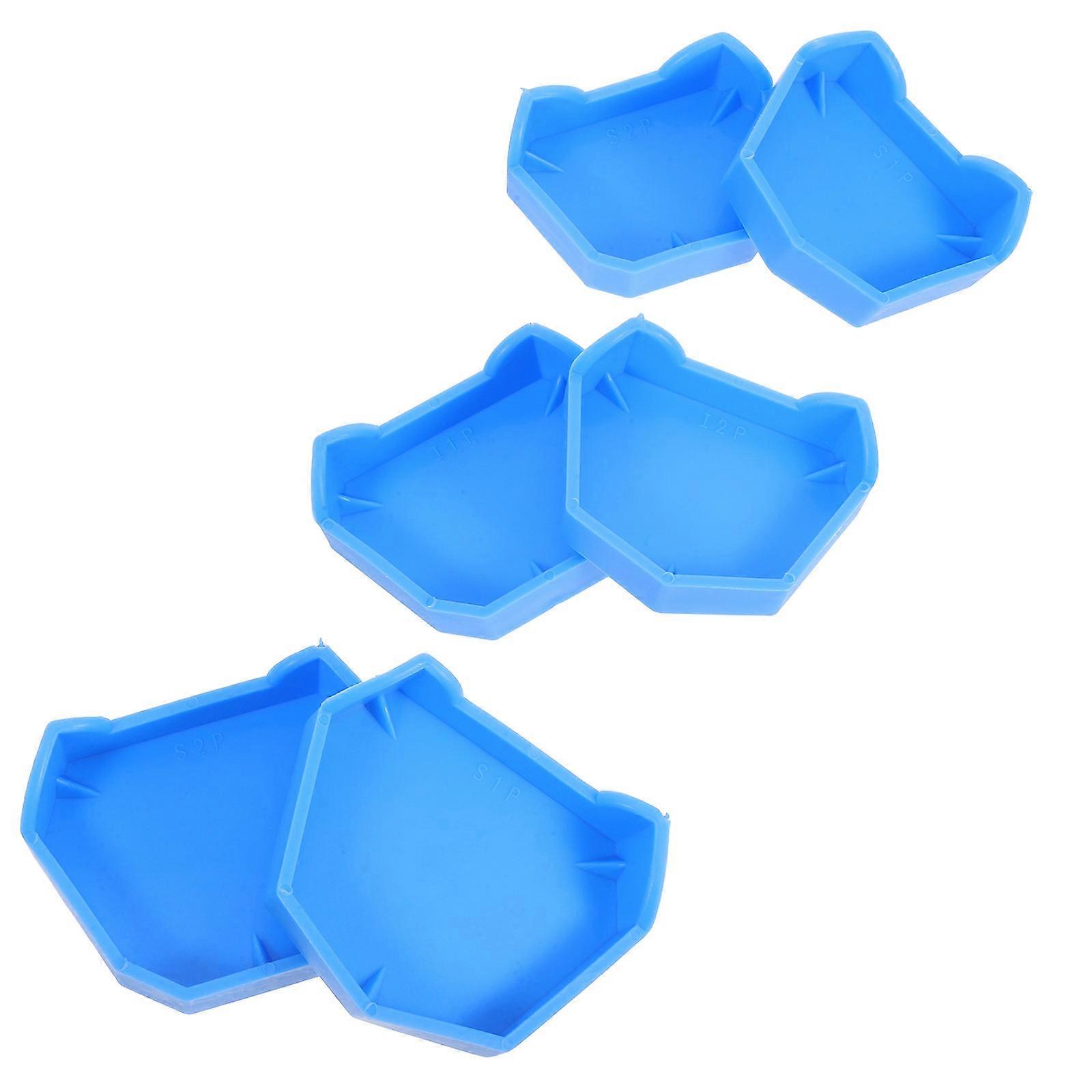 Dental Technician Model Stand Dental Plaster Base for 3Sets Precise Positioning
