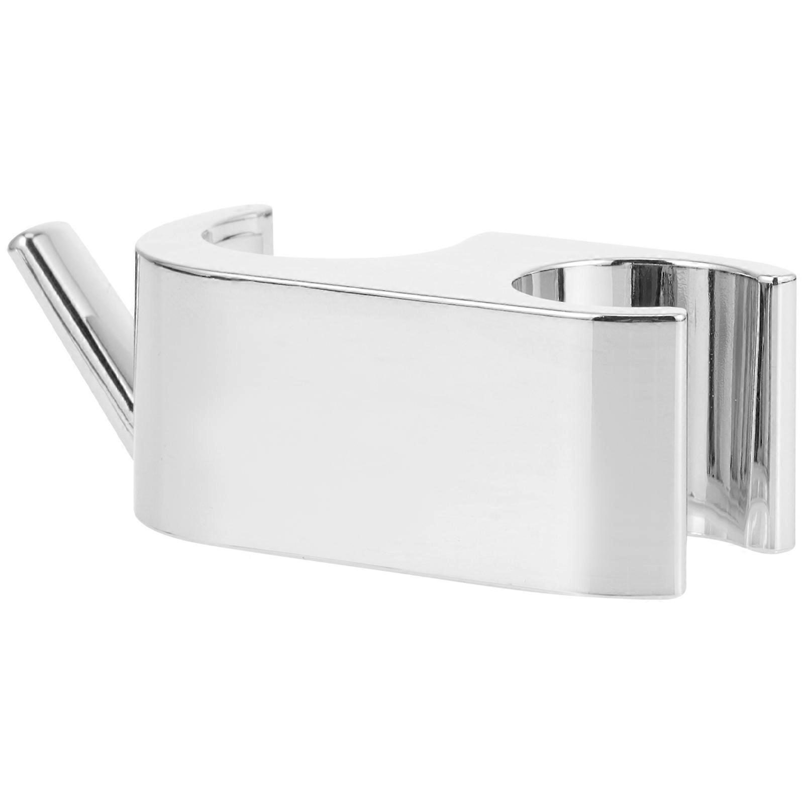 Silver Shower Head Holder for Bathroom Use with Adjustable Angle