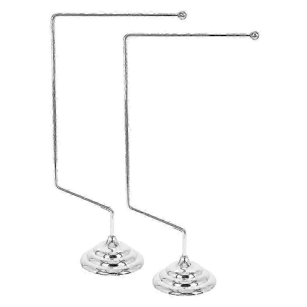 Professional Table Flag Display Stand Attachment For Homes 2Pcs