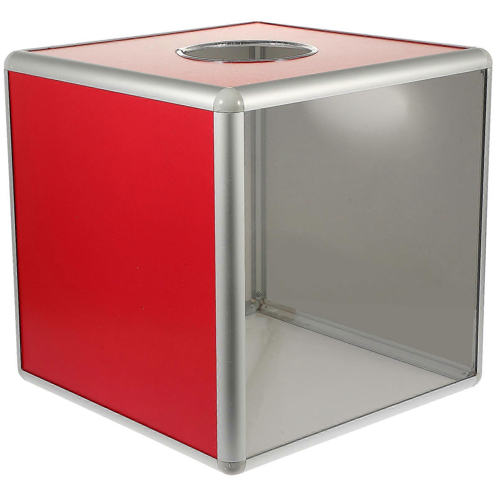 Multi-function Ballot Box Transparent Donation Box Meeting Lottery Box Raffle Accessory