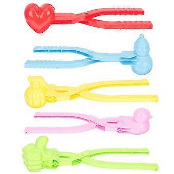 5Pcs Schneeballmacher Winter Kinder Spielzeug Schnee Spielzeug Schneeball Herstellung Werkzeug Schneefeld Spiel Spielzeug