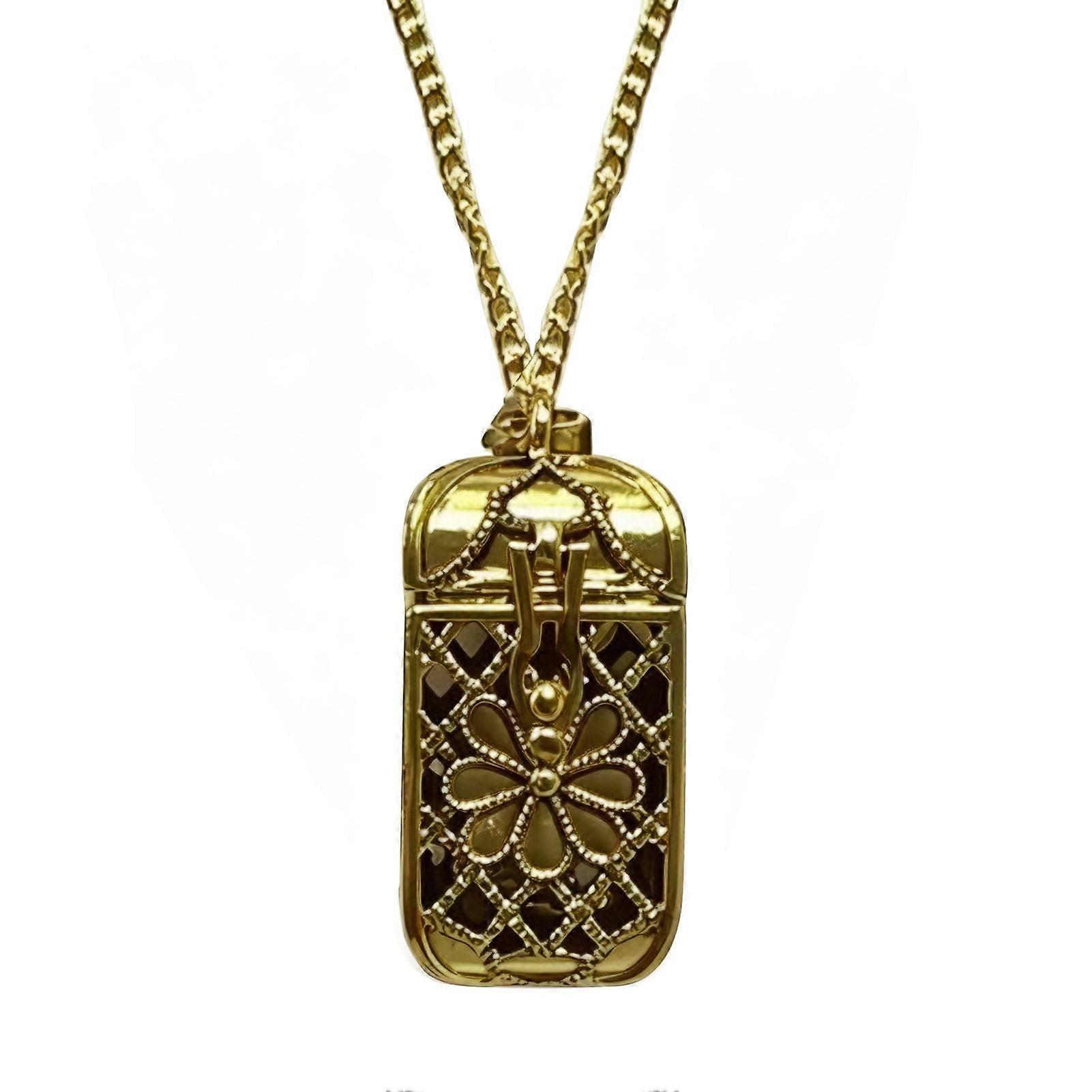 Brass Keepsake Pendant - Tarot Card Inside - for Mindfulness & Self Reflection