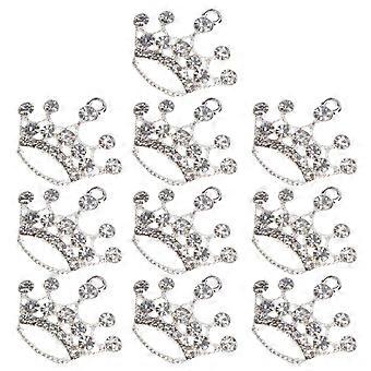 Alloy Pet Ornament with Dog Crown Ornament for Party Decoration 30Pcs