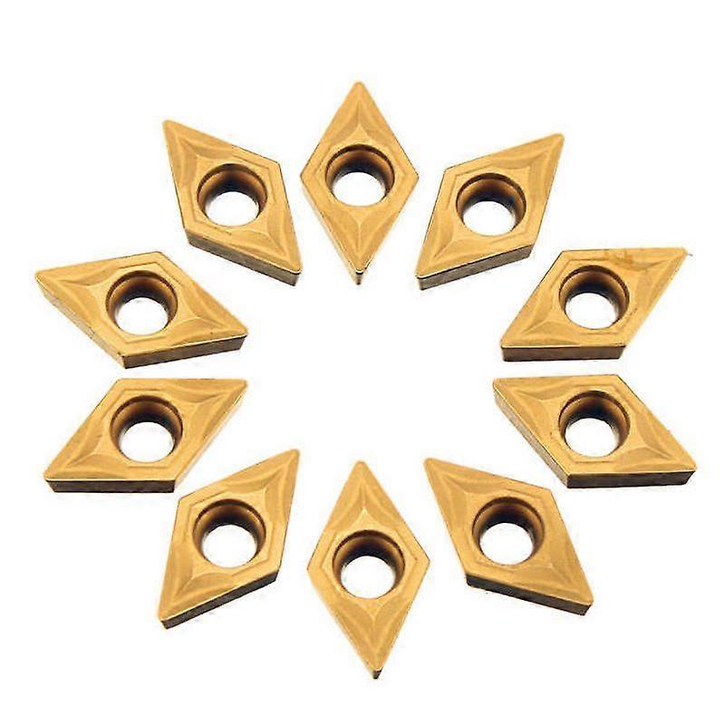 Diamond Shaped Carbide Indexable Machine Milling Negative Angle Inserts 10 Pcs