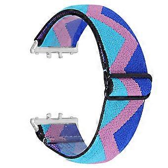 Correa de nailon elástica con diseño de patrón para Honor Watch X5, correa de repuesto ajustable.