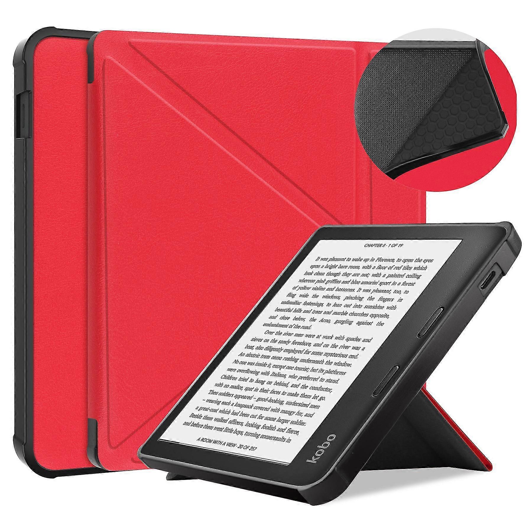 Case Compatible With Kobo Libra 2 - Book Style Pu Leather E-reader Cover Folio Case