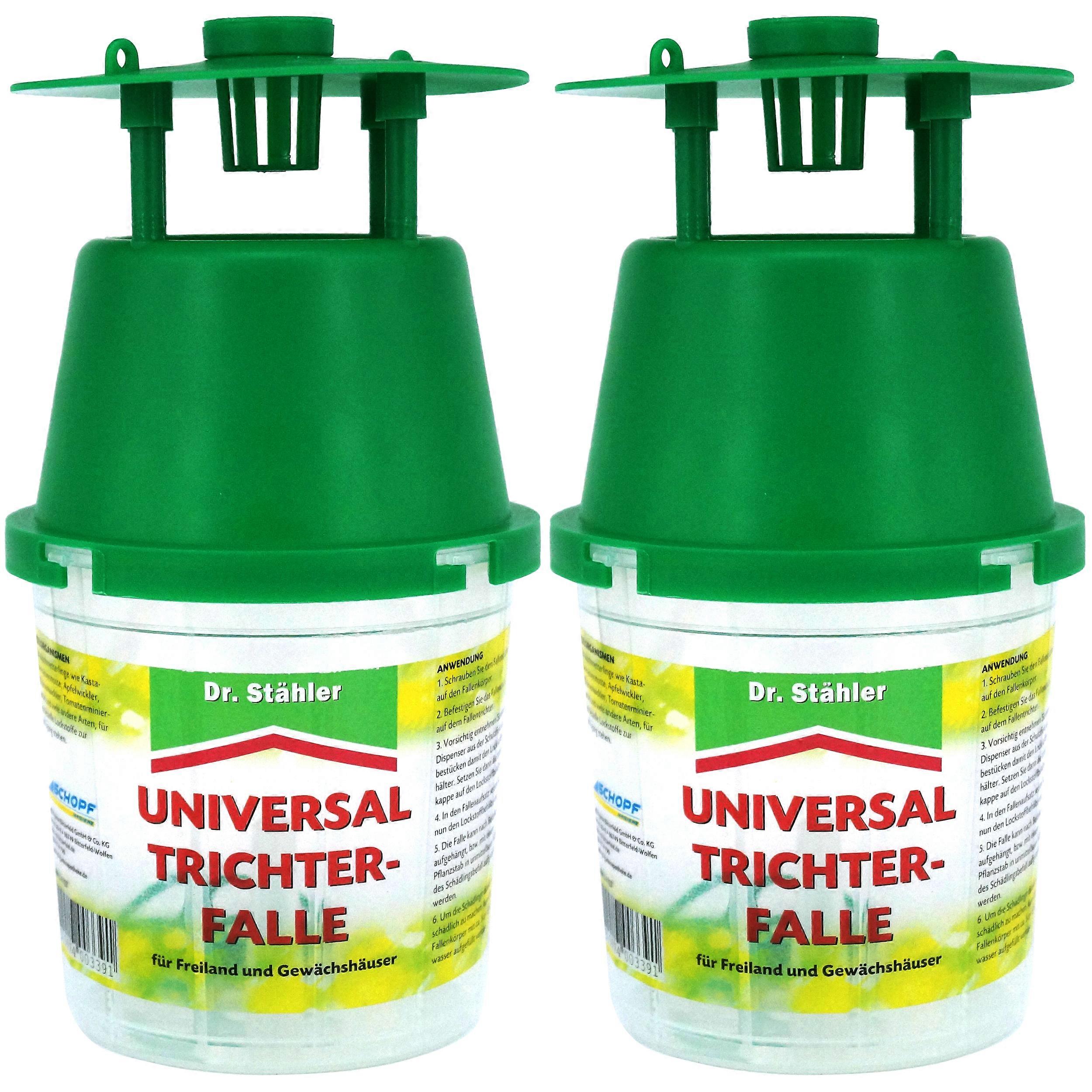 2 x DR STÄHLER universaltrattfälla, 1 styck