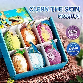 Dinosaur Egg Scented Bath Bomb Set (6-Piece) | Deep Cleansing · Skin Nourishment