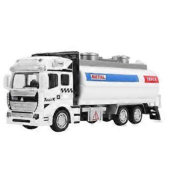 Watering Cart Truck Tanker Sprinkler Model Toy for Kids Pullback Vehicle Blue