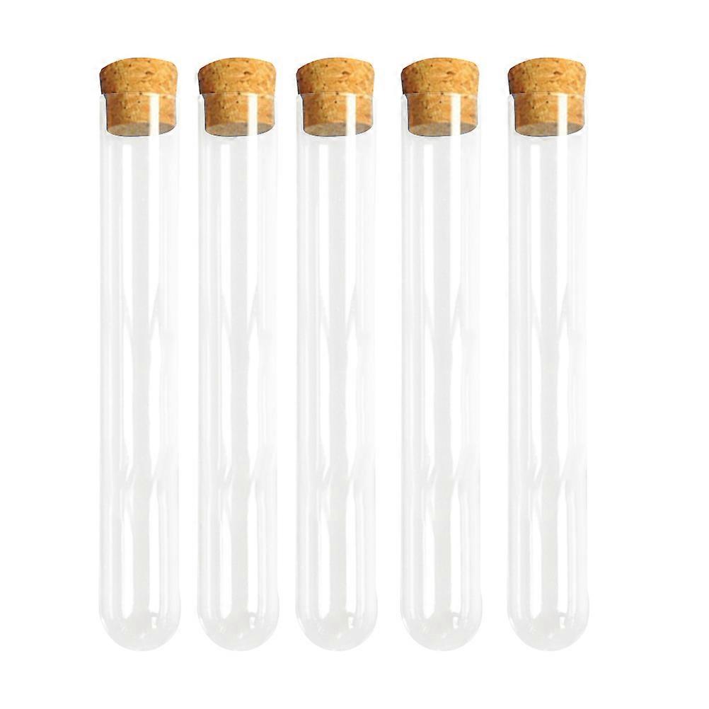 Plastic Test Tubes Clear Plastic Test Tubes for Use 25Pcs Set