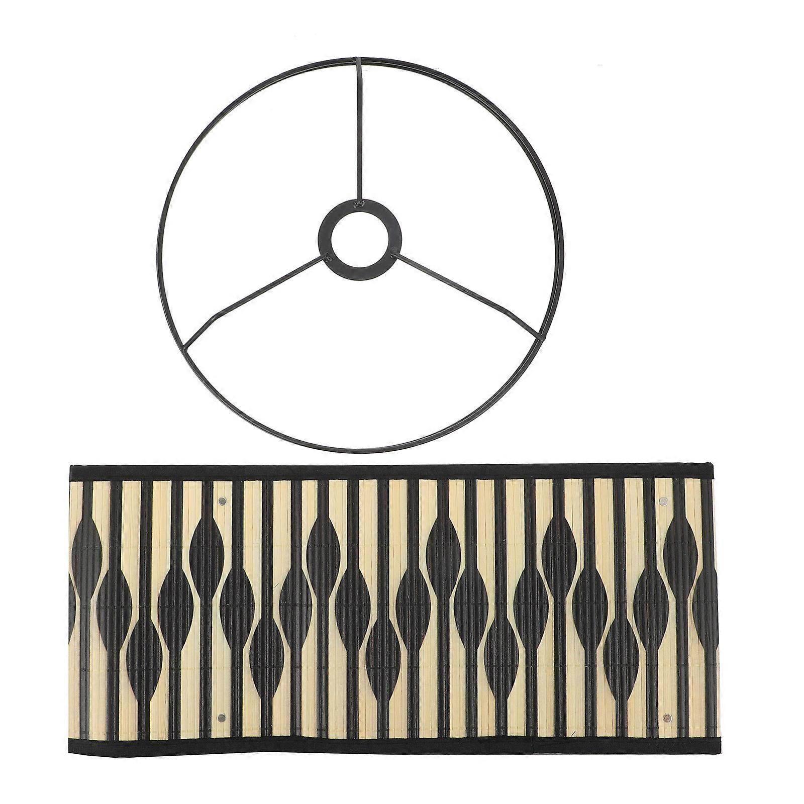 Creative Bamboo Lampshade Geometric Pattern Light Cover Lampshade Replacement