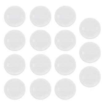 15 stk avrundet sminkepulver puffer kosmetikk pulver puffer sminke applikatorer