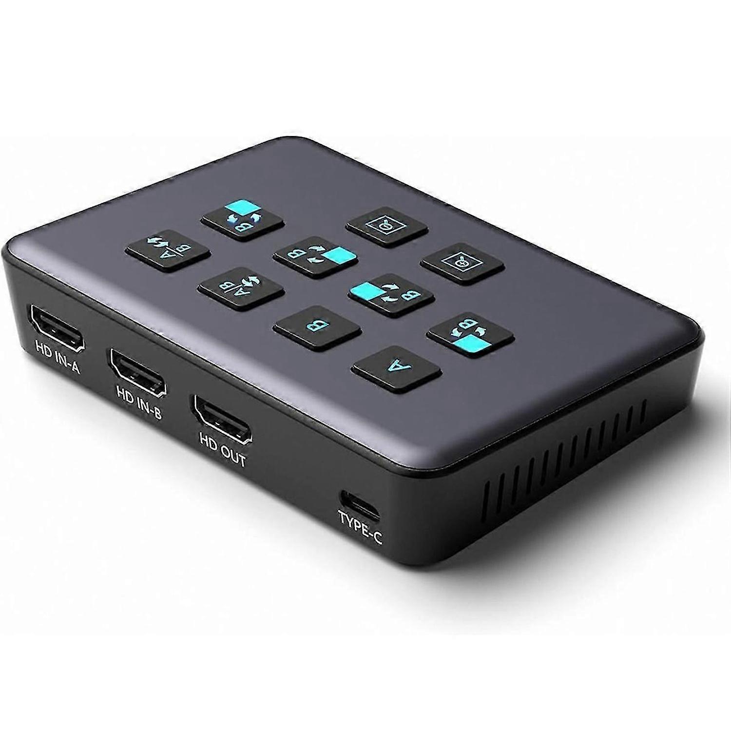 Dual-Channel HDMI-Compatible External Capture Card