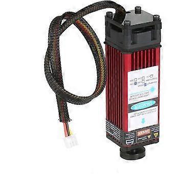 Módulo Laser 5.5W 450Nm Cabeça de Laser de Gravação a Laser Alta Precisão Gravar Metal Acrílico Para Máquina de Corte e Gravação a Laser CNC Router, Vinho Tinto, 5