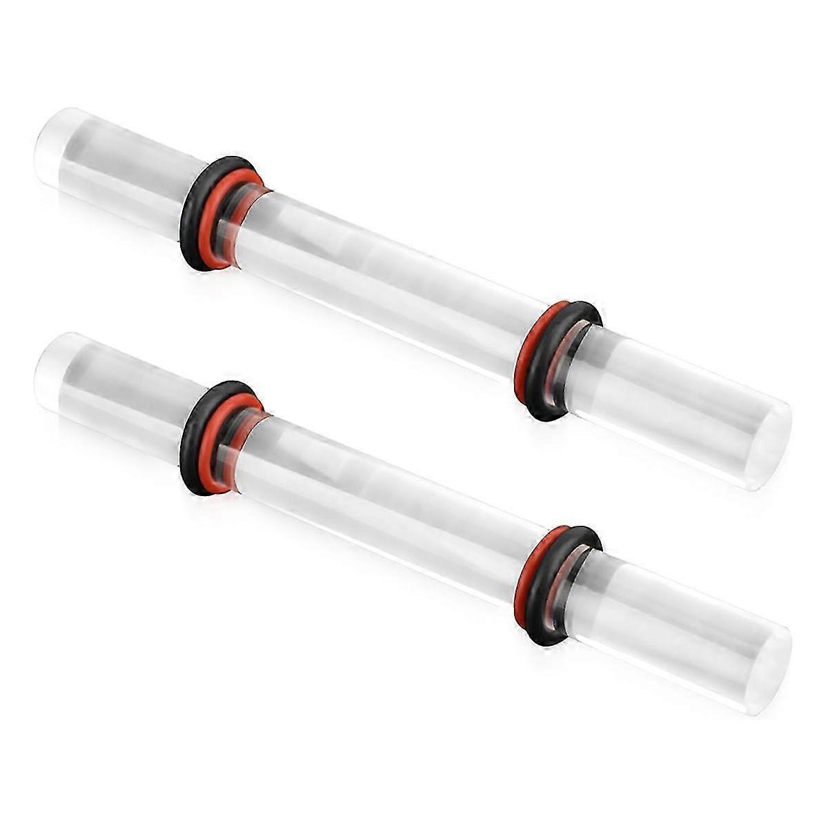2 Pieces Polymer Clay Roller Tools with Thickness Ring