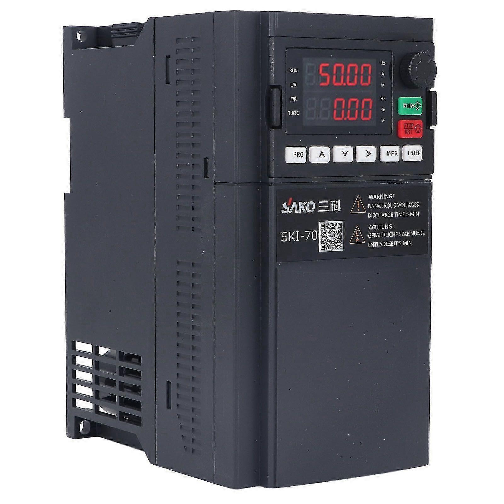 SAKO Variable Frequency Converter 7.5KW Universal Vector Inverter Motor Controller AC 3PH 380V