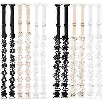 Women Bra Straps Flower Lace Adjustable Underwear Strap Replacement Shoulder
