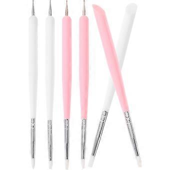 Nail Art Pen 6Pcs Double-Ended Line Drawing Pen for Women Girls