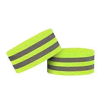 Safety Reflector Tape Bands For Wrist Arm Ankle Leg High Visibility Reflect Straps Night Walking Cycling Running Reflective