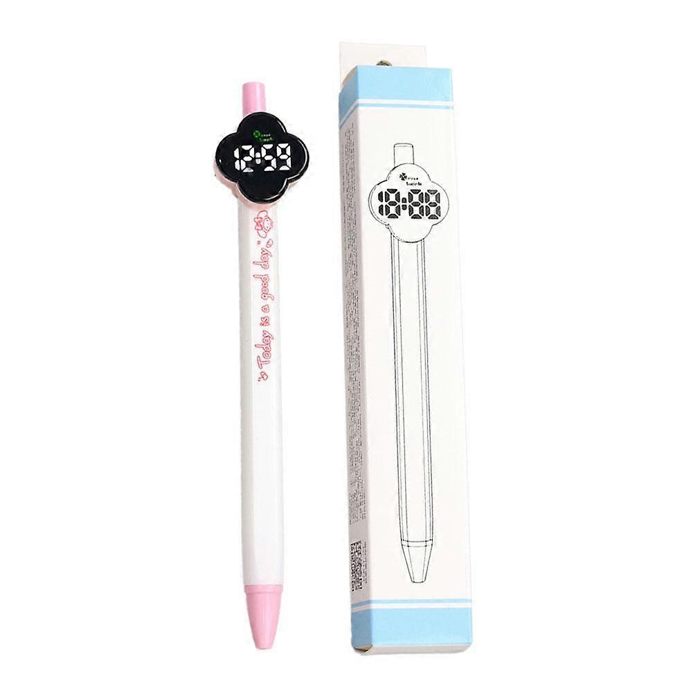 Silent Clover Digital Clock Pen with Exam Timer for Students