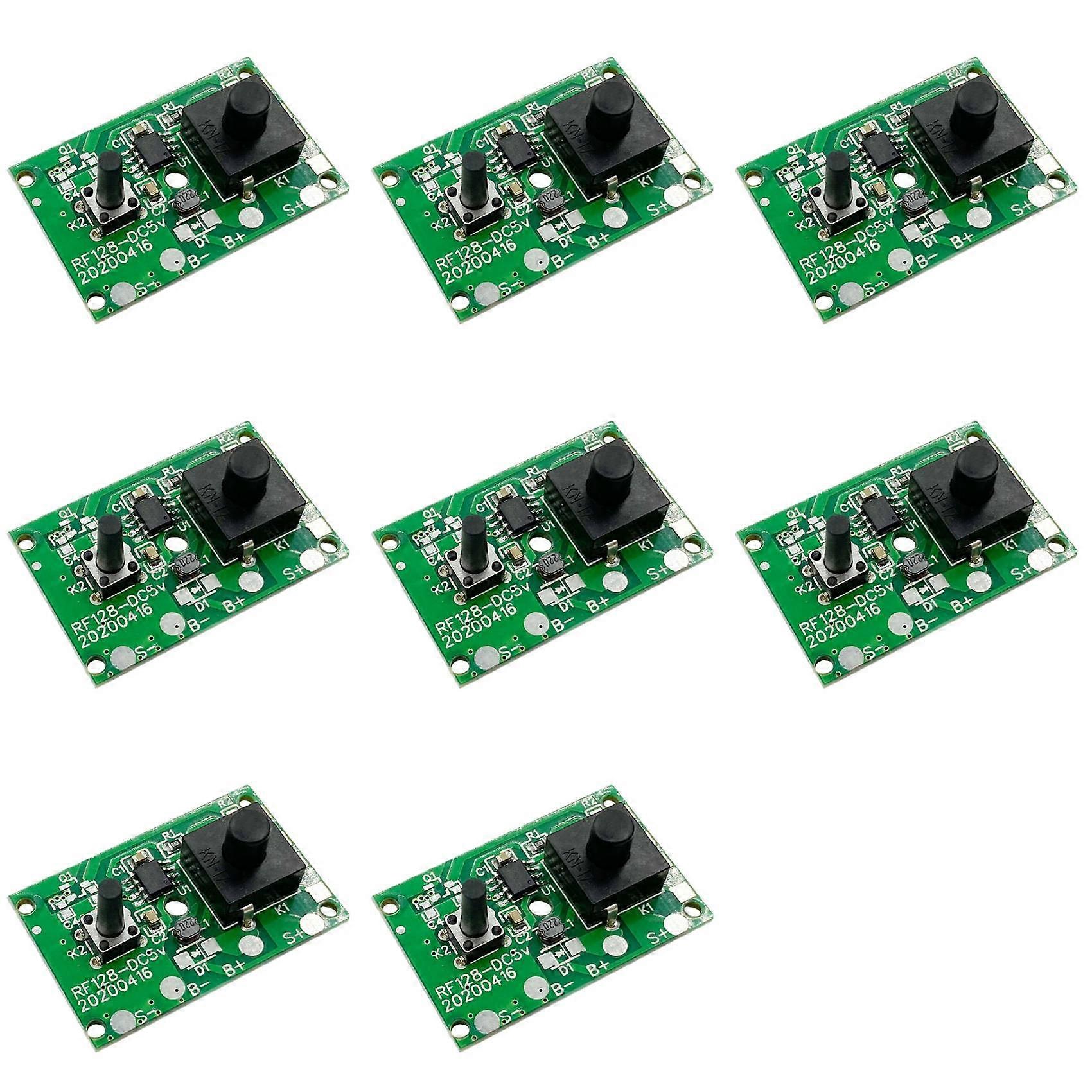 8X 1.2V Solar Lamp String Control Board Circuit Board with Switch Solar Street Light Control Panel Controller Module