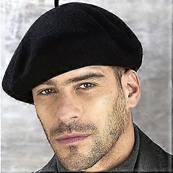 Men's Wool Retro Beanie Hat, 2-in-1 Warm Winter Knit Cap for Office, Casual and Outdoor Activities