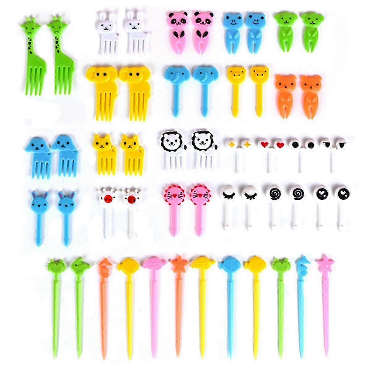 Reusable Cartoon Fruit Forks