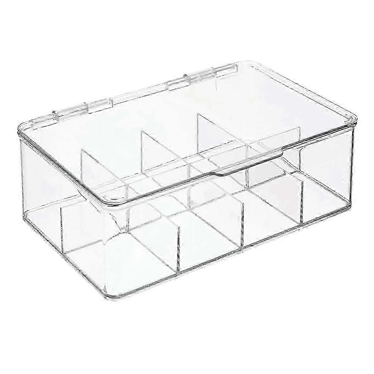 Clear Stackable Tea & Coffee Bag Organizer