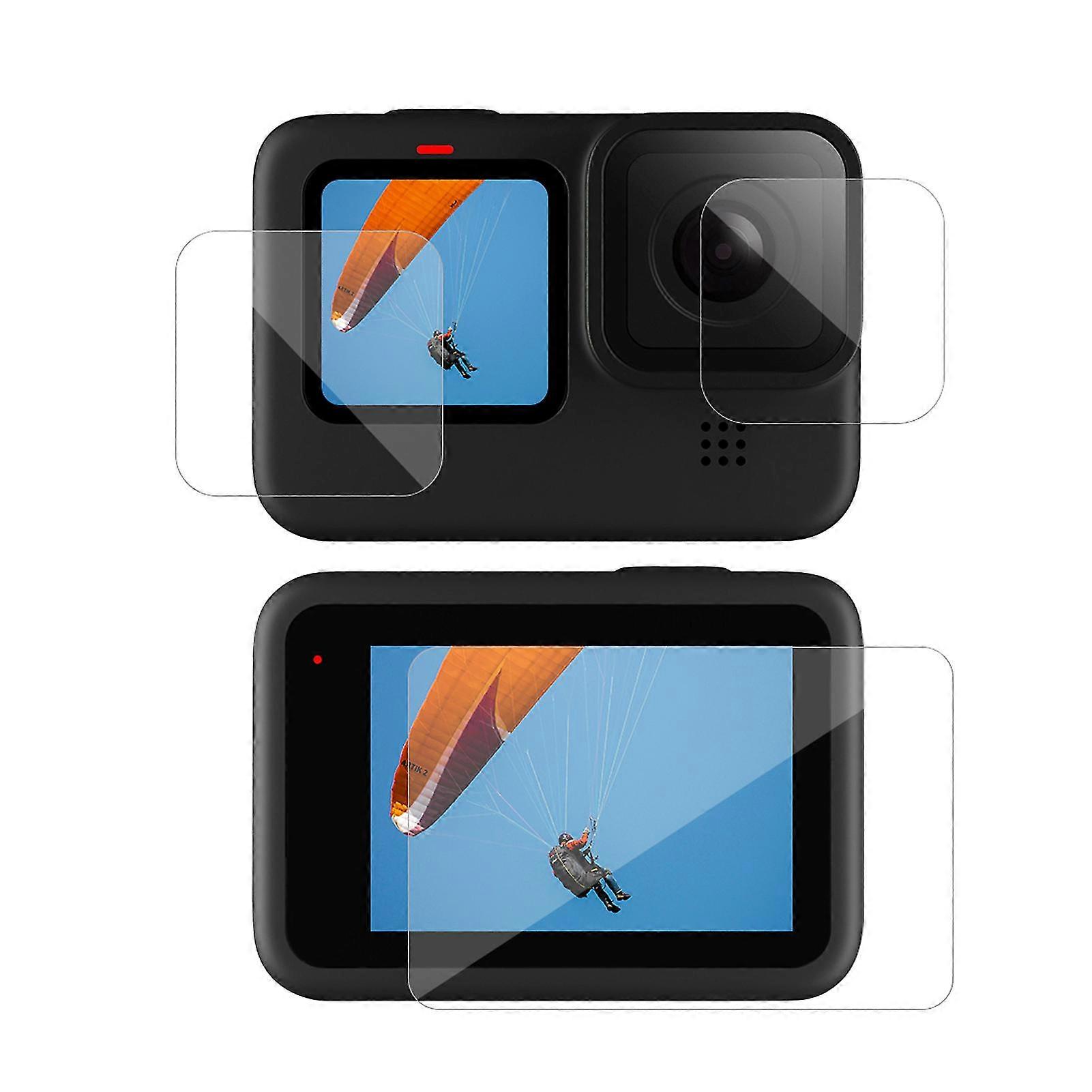 3Pcs 9H Tempered Glass GoPro Protector Set