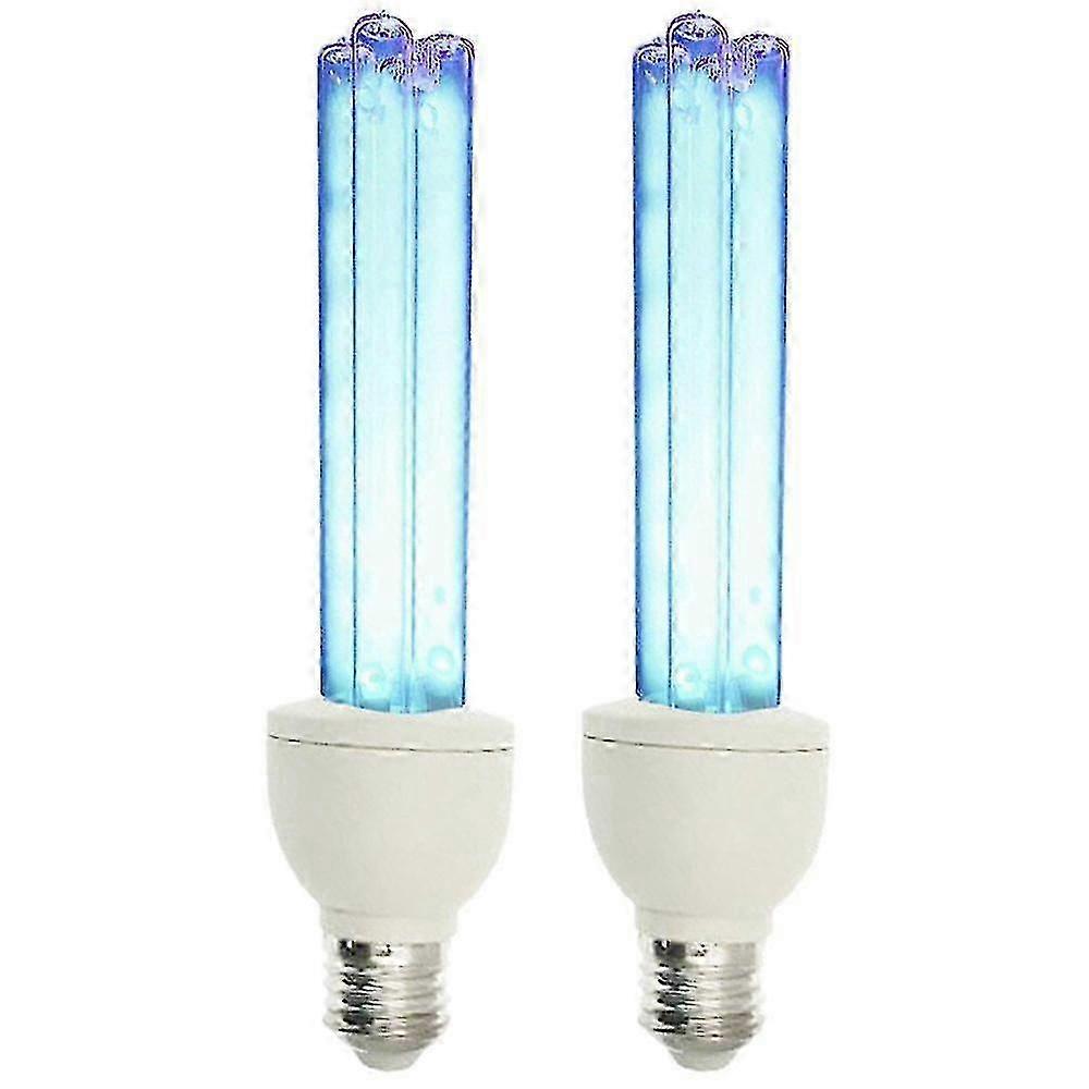 2 tubes germicides UV à ozone E27 15W 220V