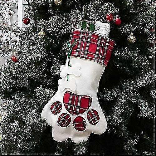 Red Large Festive Christmas Stocking