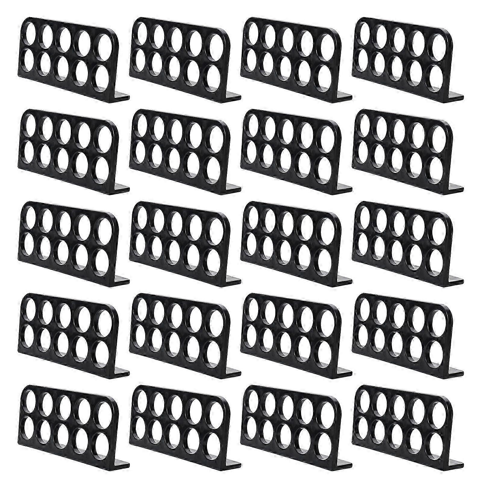 20Pcs Cable Rack Wire Bracket Support Holder for Electrical Cord, Black