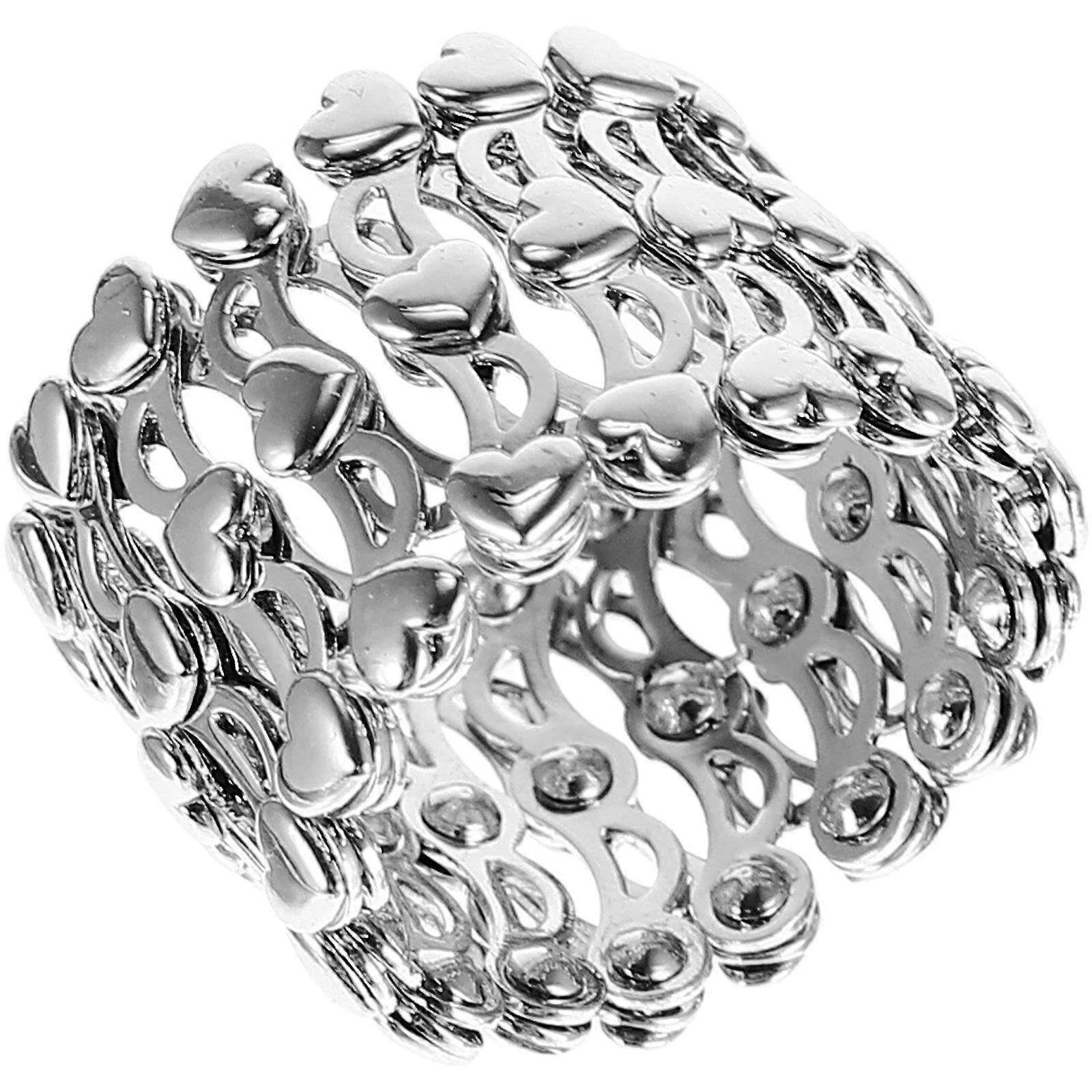Stretchable Ring Decorative Bracelet for Stylish Retractable Accessory