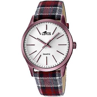 Lotus smart casual Quartz Analog Man Watch with Synthetic Leather Bracelet 18349/1