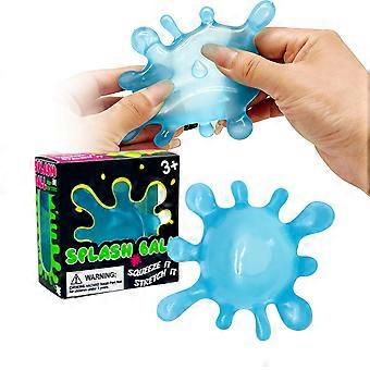 Pressure Ball(Blue)-Water Droplet-Shaped Appearance Is Cute & Interesting.Small In Size,With Slow Rebound,Soft Texture,Non-Slip Surface,Portable.LLY2
