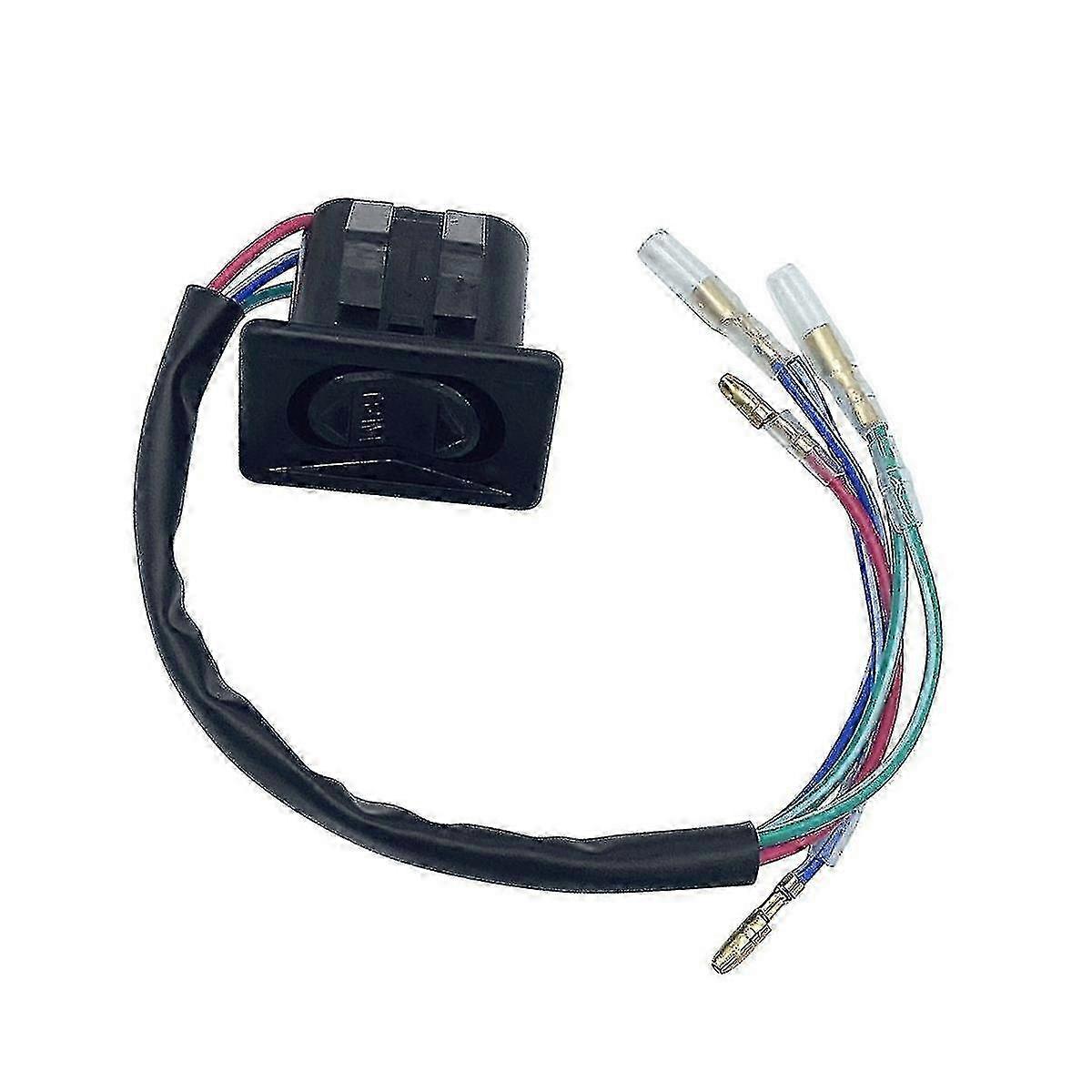 Black ABS Trim Switch Rocker Plug Play