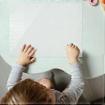 Clear Jigsaw Puzzle for Adults, Transparent Acrylic Puzzle Challenge with Durable PrecisionCut Pieces