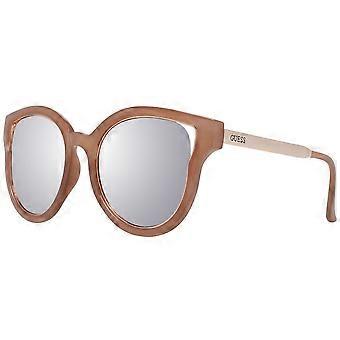 Guess Brown Metal & Plastic Sunglasses