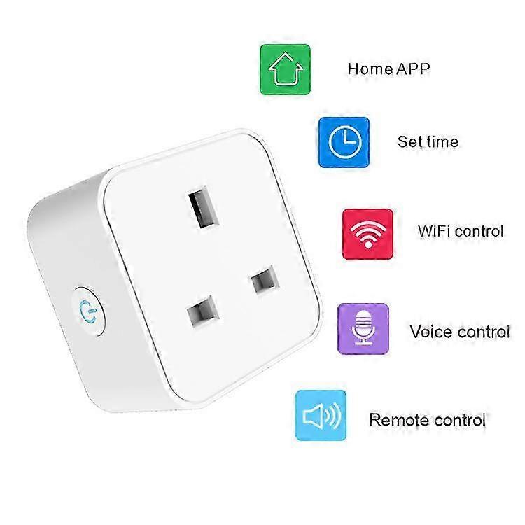 British standard smart socket voice mobile APP remote scene control intelligent sharing timing 16A
