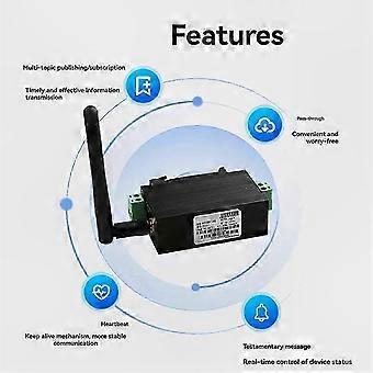 RS485 to WiFi Converter Industrial Modbus Serial Server Rail Mount Wireless Network Module