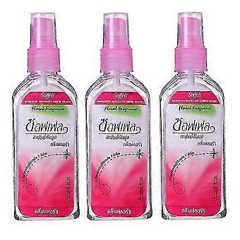 3X 80ml Moskitospray Thailand Pflanze Anti-Mückenstich Schwellung Juckreiz Mückenschutz-Flüssigkeitsspray für Körper Schädlingsvernichter NEU
