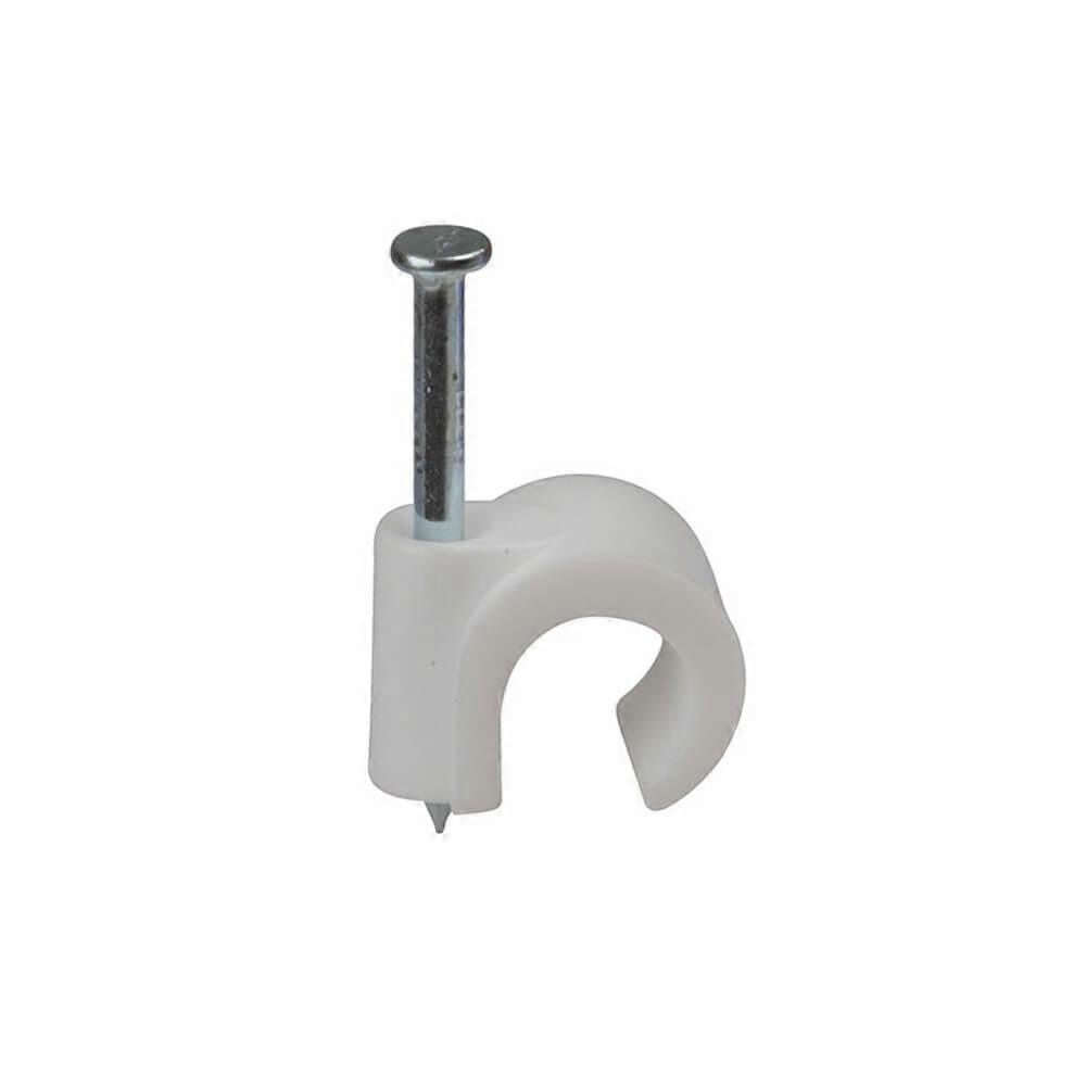 25PK Expandable Cable Clips 7-10mm High Density Impact Resistant Polypropylene